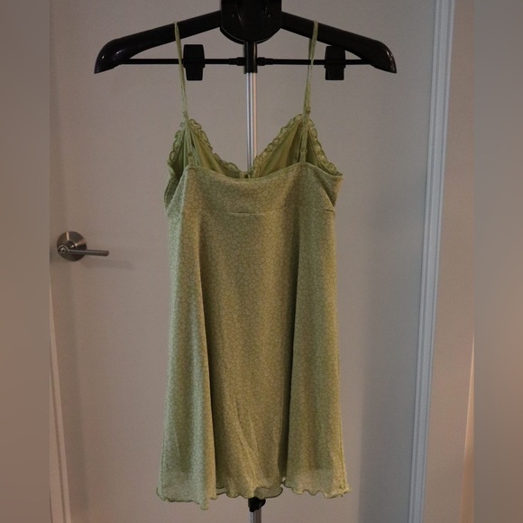 NWT Lime Green American Eagle Mini Dress - Picture 2 of 4
